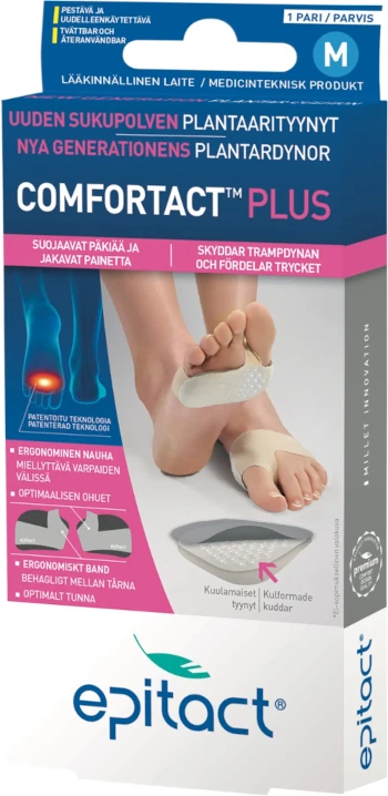 En förpackning Comfortact Plus från Epitact