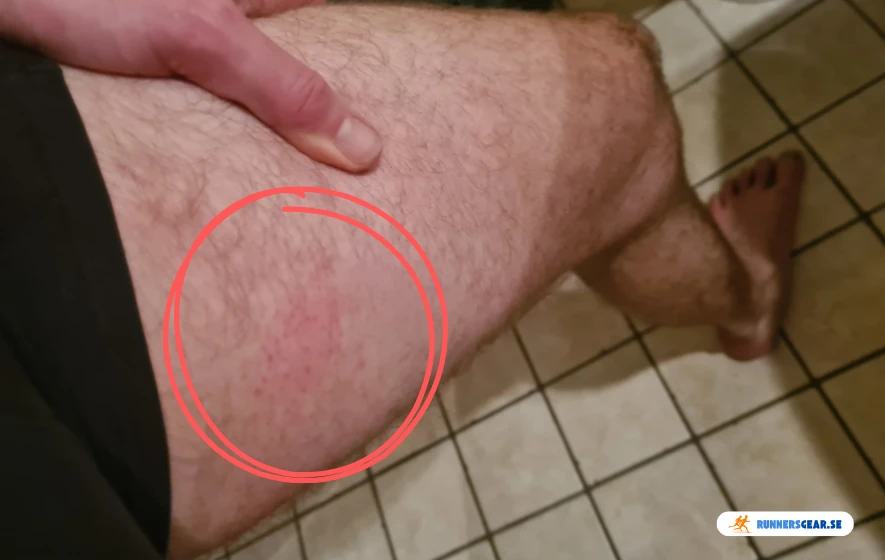 Här får jag skavsår på insidan av låren om jag springer med shorts