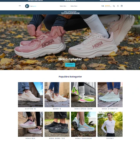 Skärmdump från framsport.se 4 november 2025